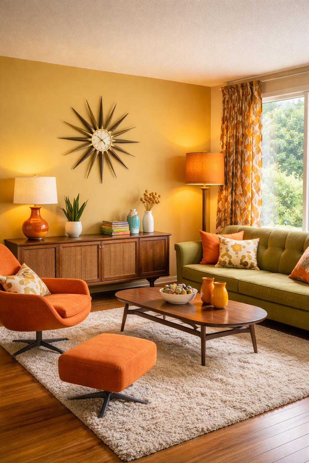 How to Style a Mid-Century Modern Living Room | RetroTime