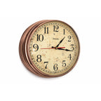 1940s Ferranti Copper Wall Clock – Rare Art Deco Industrial British Timepiece
