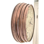 1940s Ferranti Copper Wall Clock – Rare Art Deco Industrial British Timepiece
