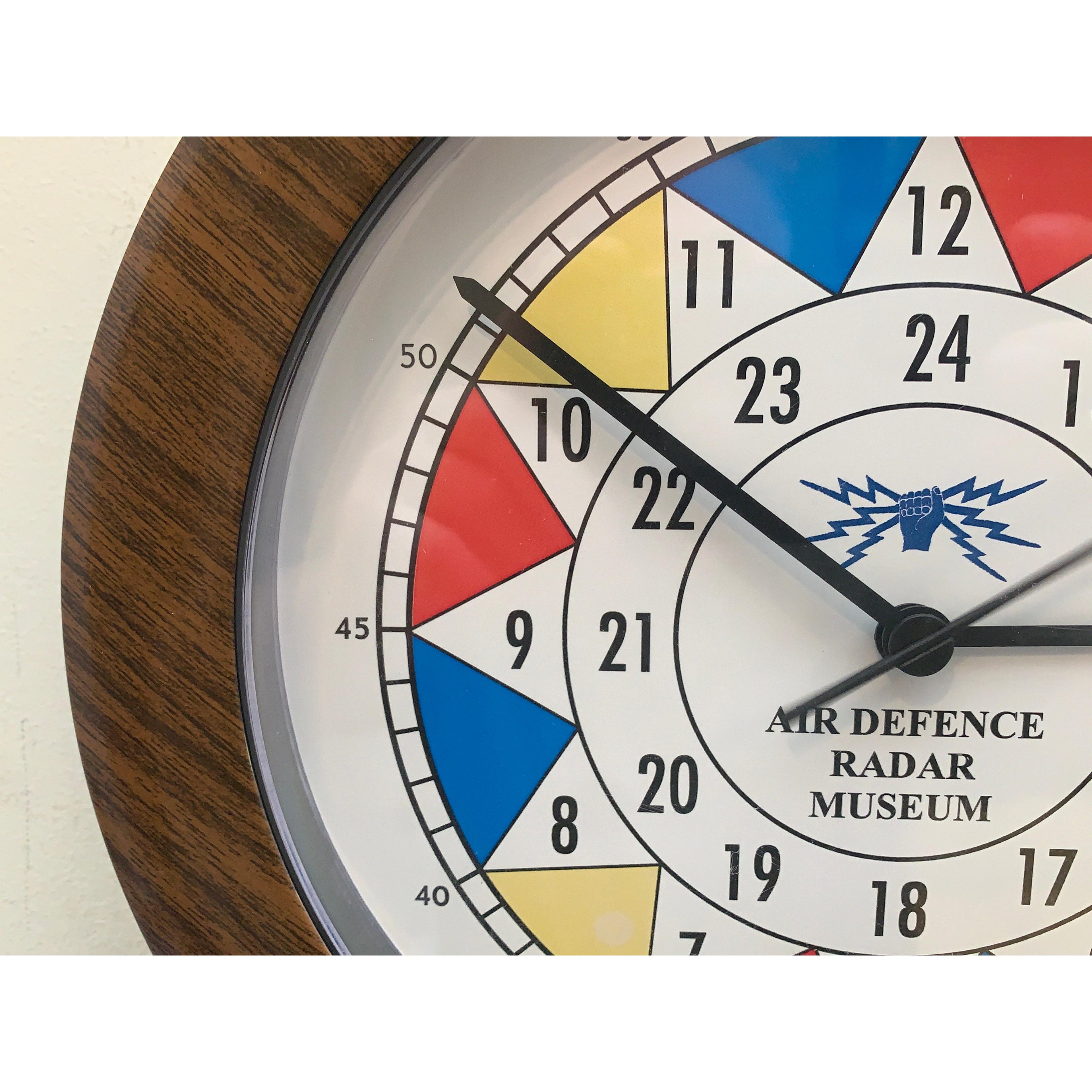 RAF Air Defence Radar Museum Sector Clock, WWII Design, Junghans Quartz
