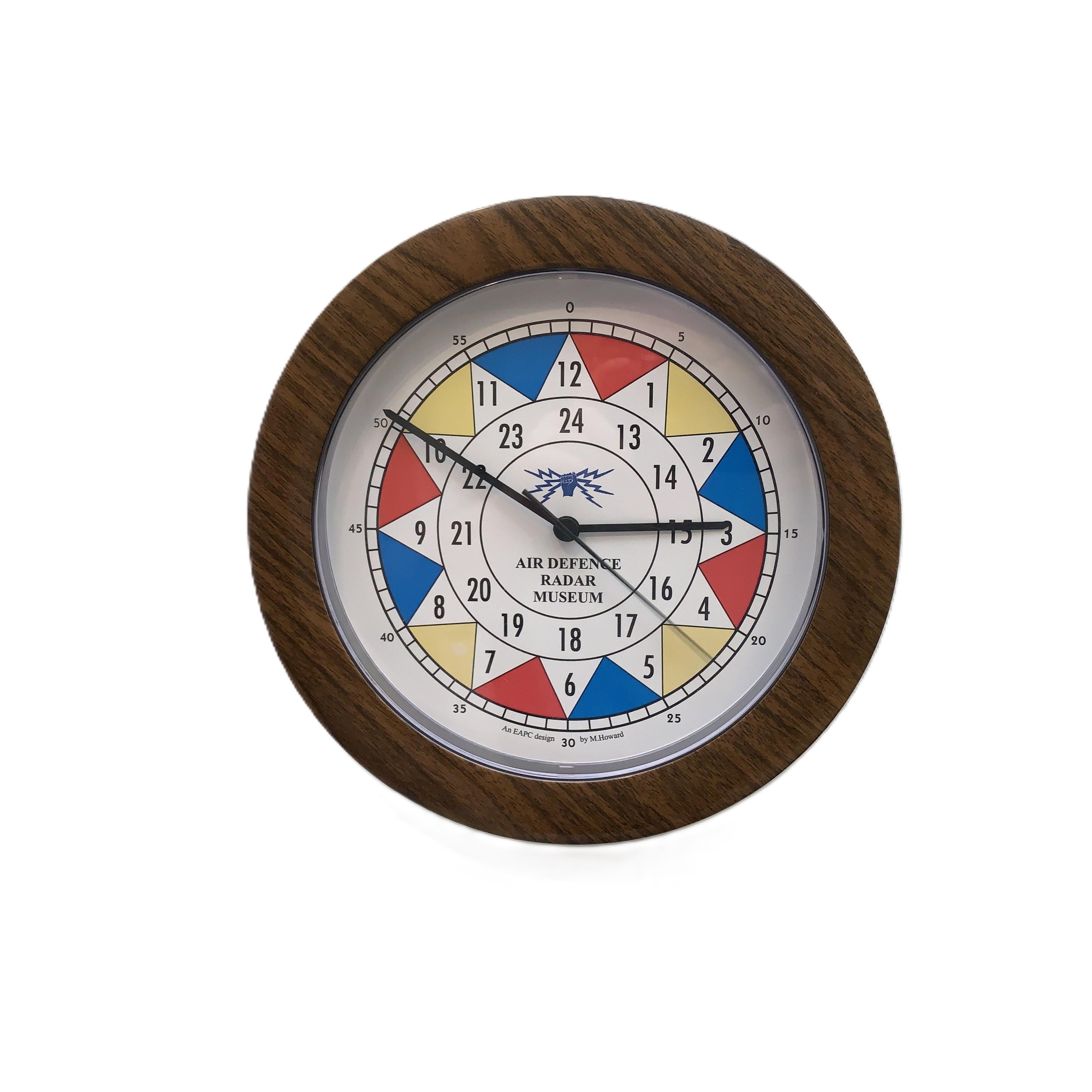 RAF Air Defence Radar Museum Sector Clock, WWII Design, Junghans Quartz