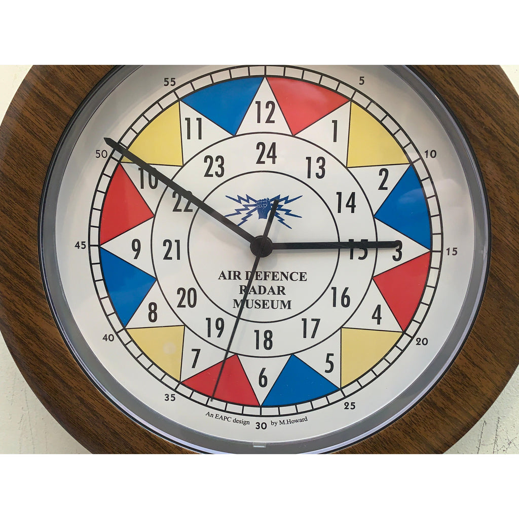 RAF Air Defence Radar Museum Sector Clock, WWII Design, Junghans Quartz
