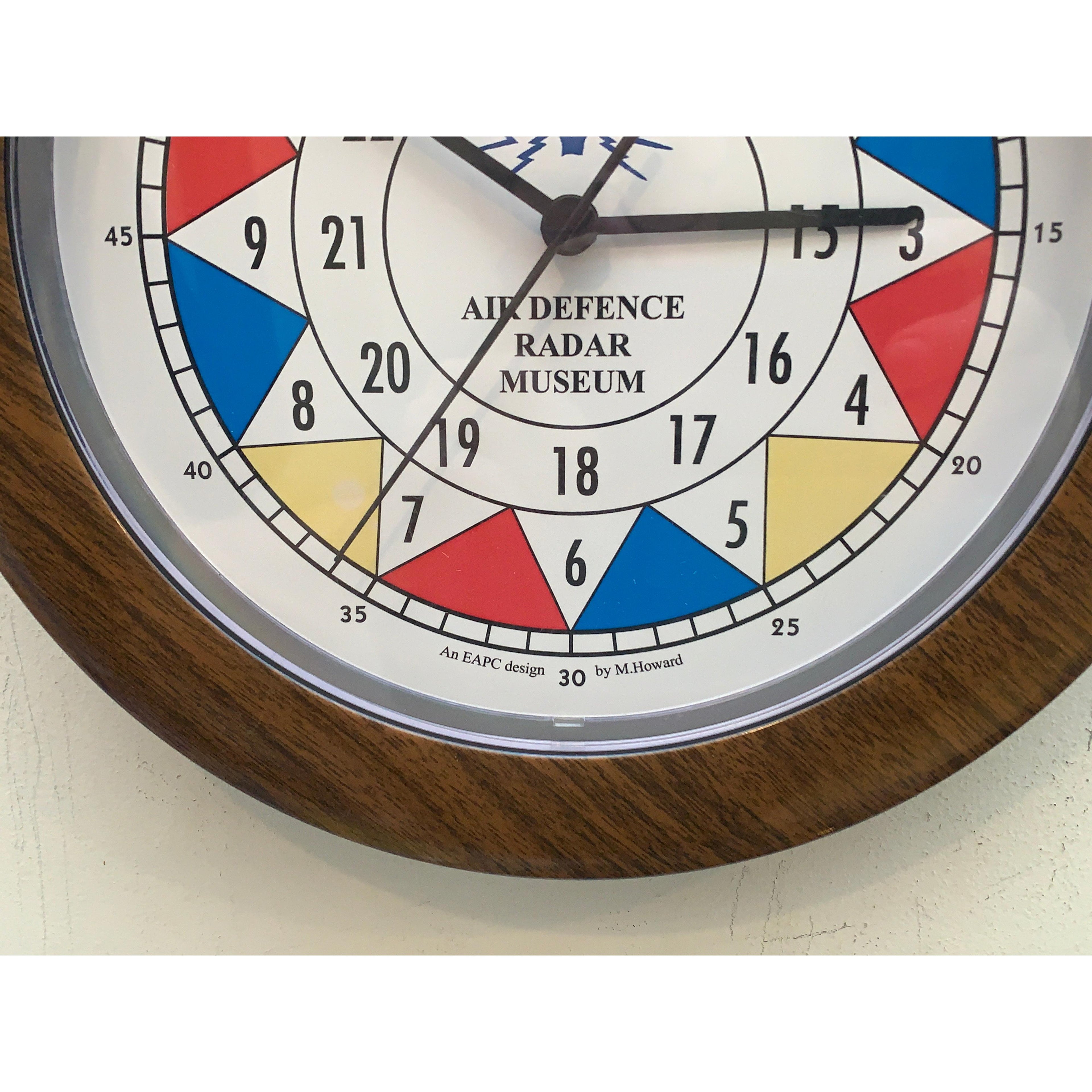 RAF Air Defence Radar Museum Sector Clock, WWII Design, Junghans Quartz