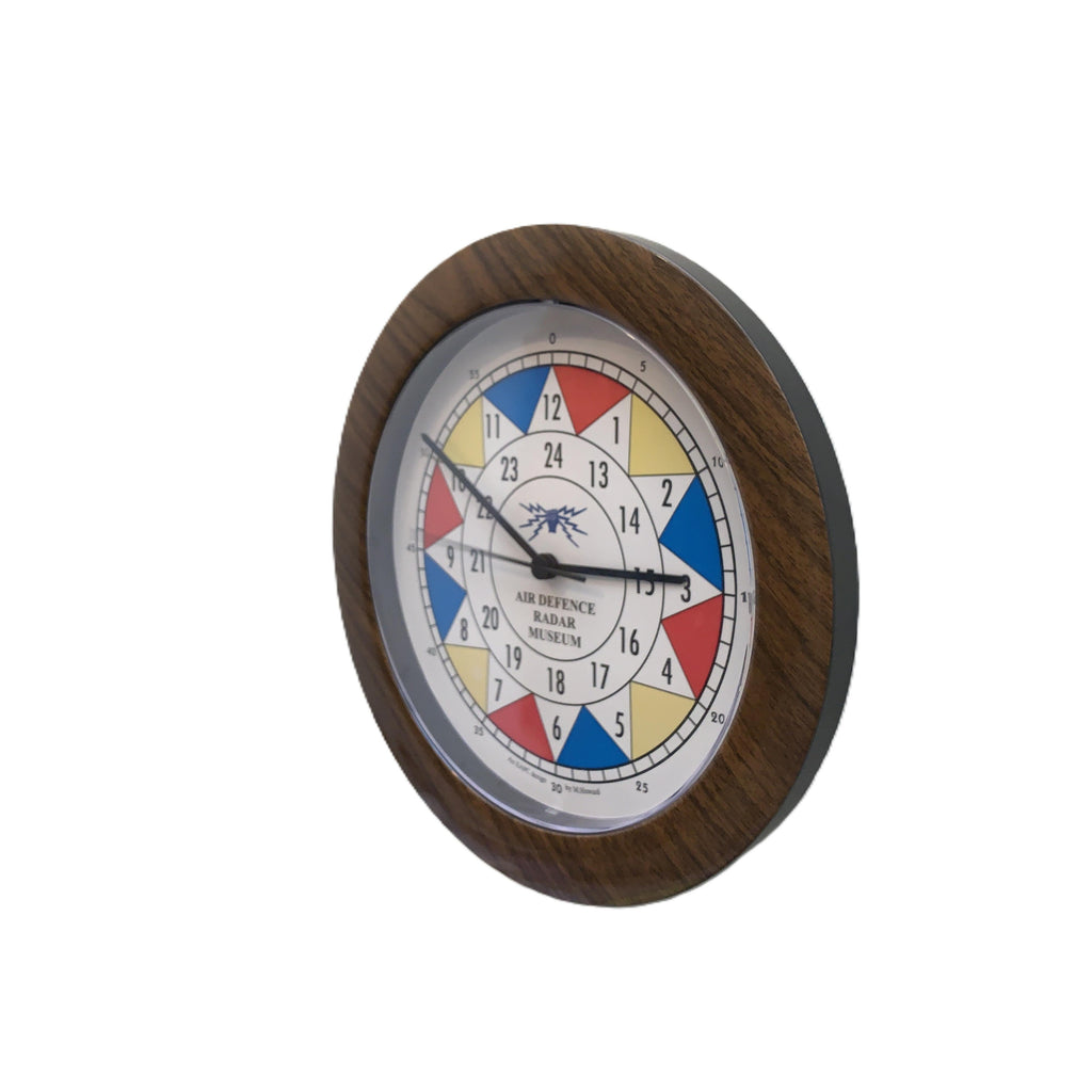 RAF Air Defence Radar Museum Sector Clock, WWII Design, Junghans Quartz