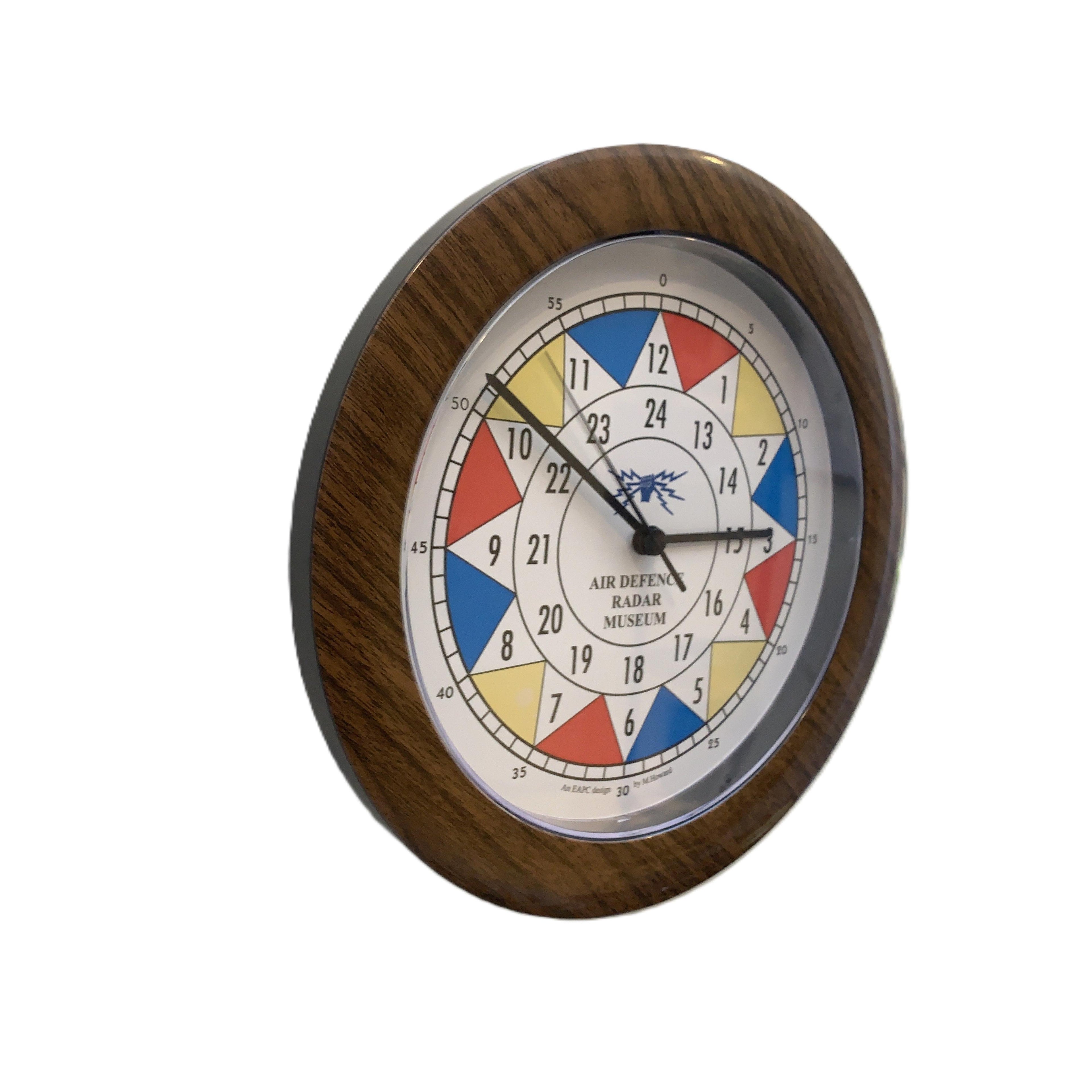 RAF Air Defence Radar Museum Sector Clock, WWII Design, Junghans Quartz