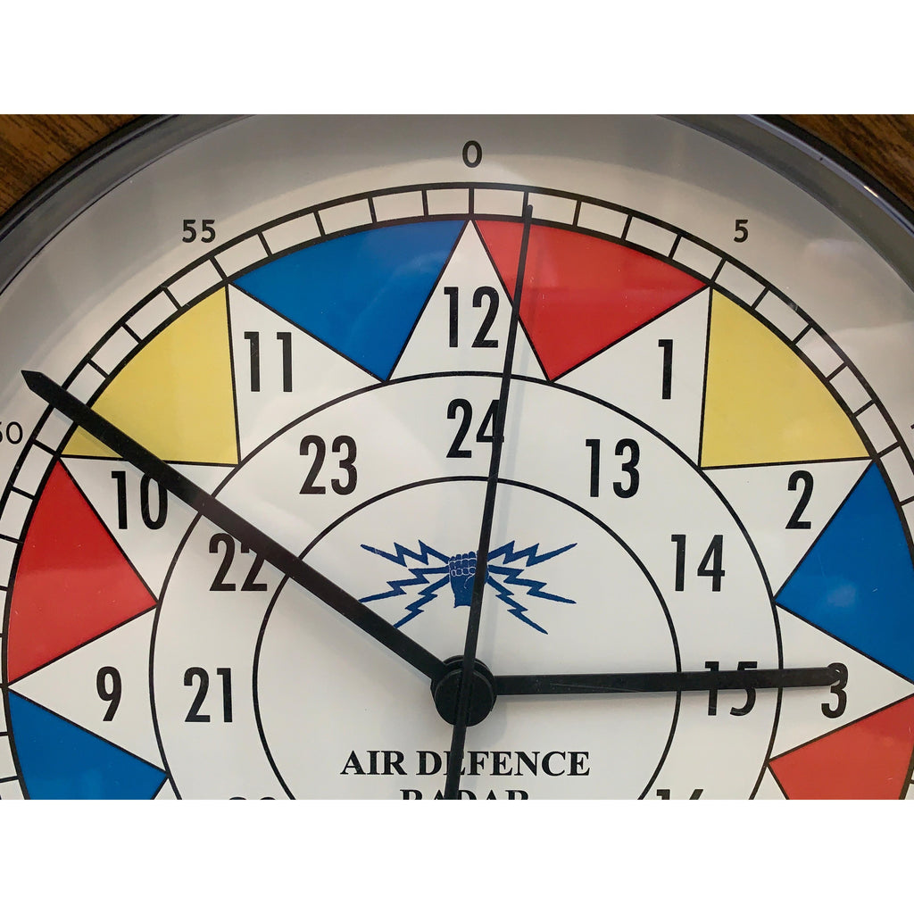 RAF Air Defence Radar Museum Sector Clock, WWII Design, Junghans Quartz