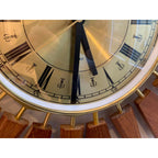Anstey & Wilson Teak Sunburst Clock – 1960s Eames Era Wall Art