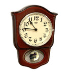 EMES Ceramic Pendulum Wall Clock – NOS German Schoolhouse Style, New Quartz