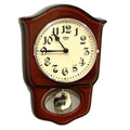EMES Ceramic Pendulum Wall Clock – NOS German Schoolhouse Style, New Quartz