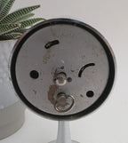 Estyma Tulip Alarm Clock – 1960s West German Space Age Chrome, Blue Luminous Dial