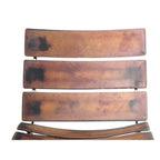 Giancarlo Vegni Fasem Stripe Chair – Italian Leather Chrome, Vintage Mid Century Modern