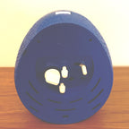 Goldbühl Musical Alarm Clock – Cobalt Blue Glitter Dial, Egg, West Germany 1960s/70s