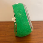 Goldbühl Musical Alarm Clock – Emerald Green Glitter Dial, West Germany 1960s/70s