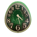 Goldbühl Musical Alarm Clock – Emerald Green Glitter Dial, West Germany 1960s/70s