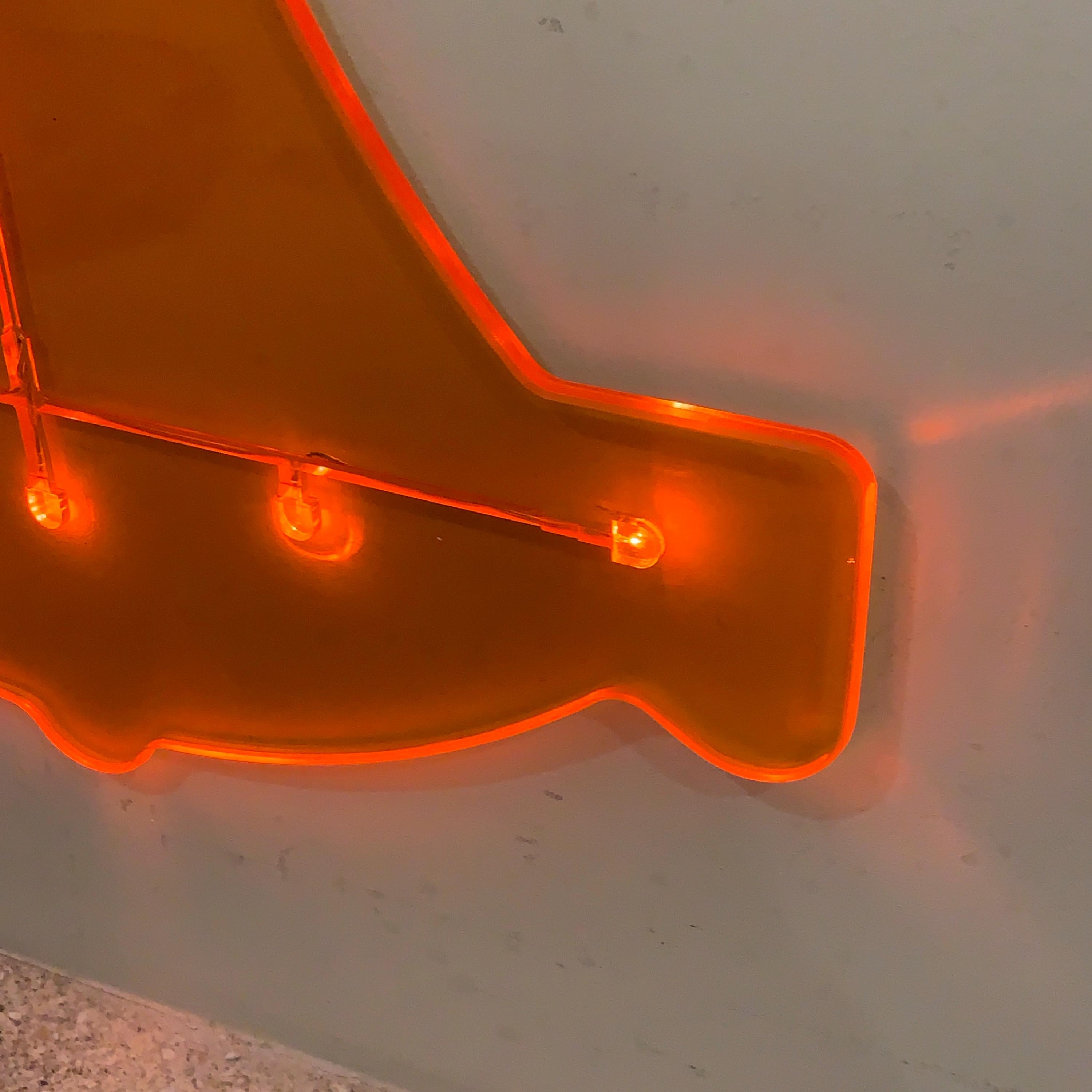 IKEA KVARTER Pendant Lamp Orange Acrylic NOS Boxed Design Ola Wihlborg 2000s