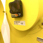 IKEA PS 1995 Keyhole Clock – Yellow, Thomas Eriksson, Scandinavian Design Storage Cabinet