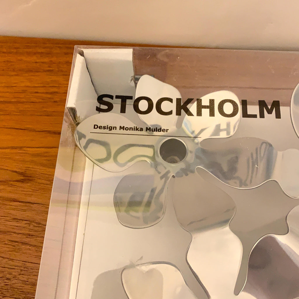 IKEA Stockholm Candle Holder – Monika Mulder, Stainless Steel, 1990s, NOS