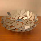IKEA Stockholm Fruit Bowl – Monika Mulder, 1999, Stainless Steel Daisy, 40cm