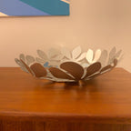 IKEA Stockholm Fruit Bowl – Monika Mulder, 1999, Stainless Steel Daisy, 40cm