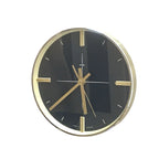Metamec Model 898 Wall Clock, 1971, Midnight Blue, Gold Batons, Quartz, Made England