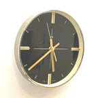 Metamec Model 898 Wall Clock, 1971, Midnight Blue, Gold Batons, Quartz, Made England