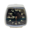 Vintage Westclox Crest Alarm Clock — NOS, Boxed, White Case, Black Dial, Luminous Hands