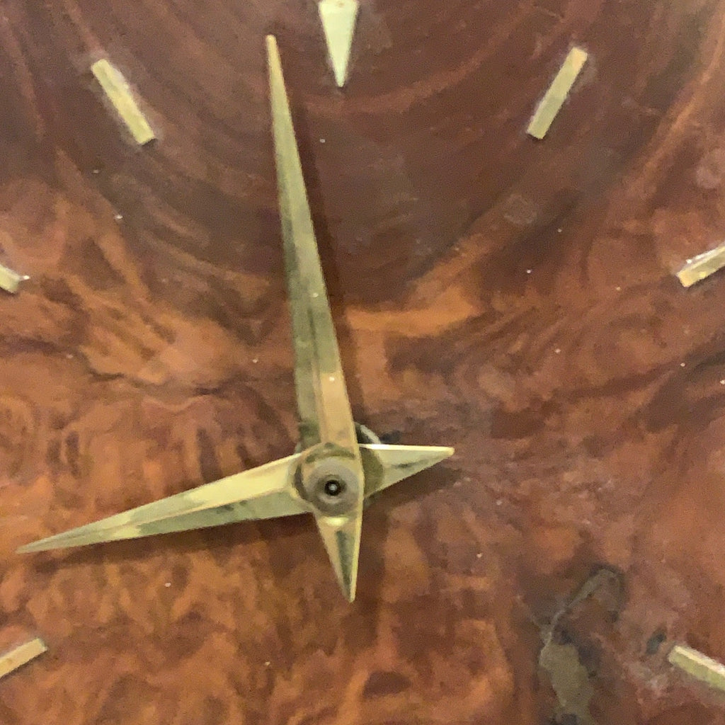 Mallee Root Burl Wood Wall Clock — Australian Souvenir, Natural Edge