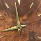 Mallee Root Burl Wood Wall Clock — Australian Souvenir, Natural Edge