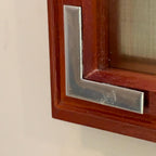 Junghans Wall Clock, Red Oak Case, Roman Numerals, German Quartz, 1970s–1980s, 11.25 Inch