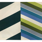 Lucienne Day Chevron 1968 Heal Fabrics Textile Wall Art – Mid Century Modern Framed Panel