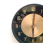 Metamec Model 5635 Wall Clock – 1970s Copper Rose Gold Two Tone Dial Original Movement 8 Inch