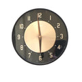 Metamec Model 5635 Wall Clock – 1970s Copper Rose Gold Two Tone Dial Original Movement 8 Inch