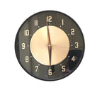 Metamec Model 5635 Wall Clock – 1970s Copper Rose Gold Two Tone Dial Original Movement 8 Inch