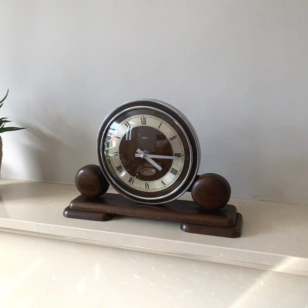 Metamec Model 701 Mantel Clock – Production No. 66, 1947 Founding Year, Art Deco, Quartz