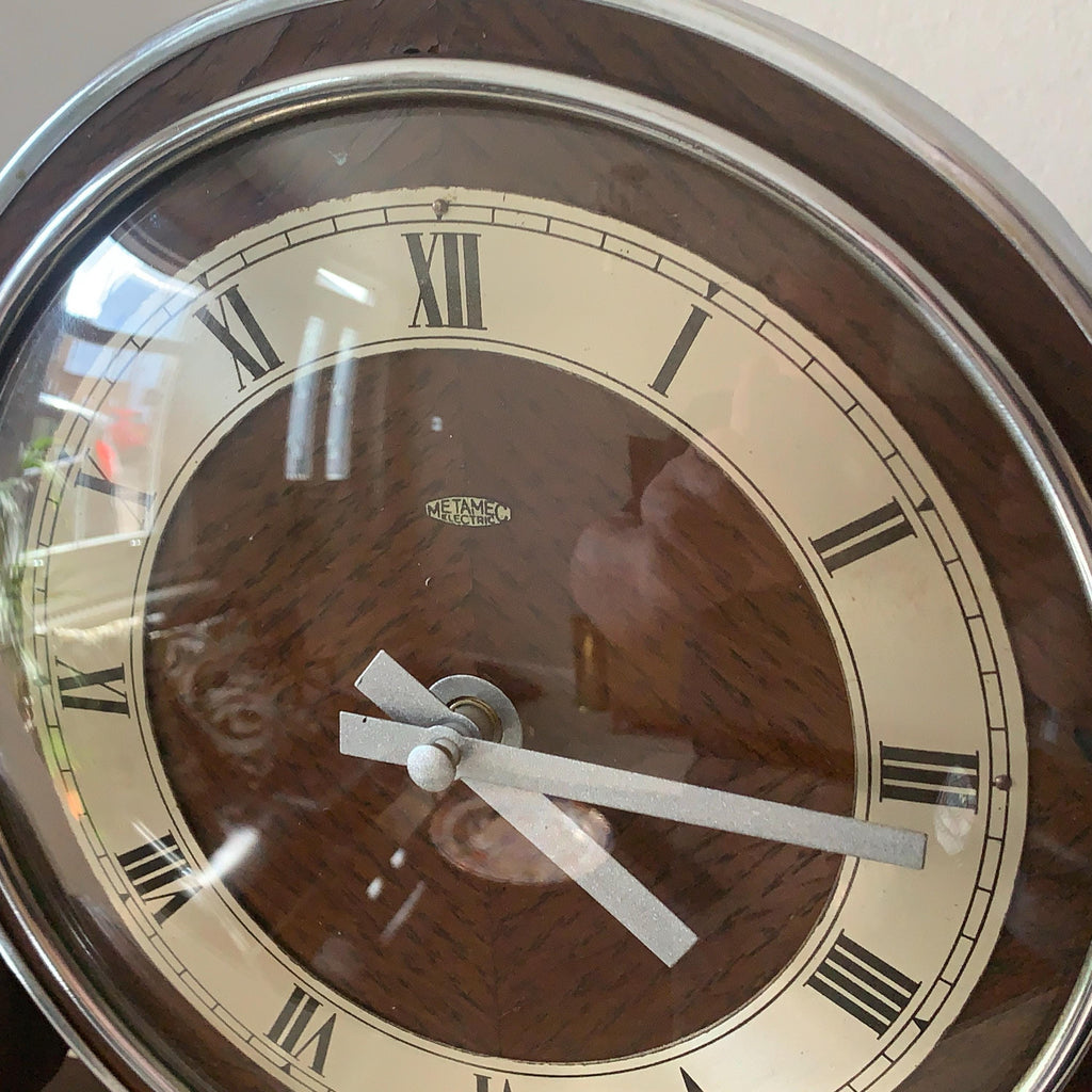 Metamec Model 701 Mantel Clock – Production No. 66, 1947 Founding Year, Art Deco, Quartz