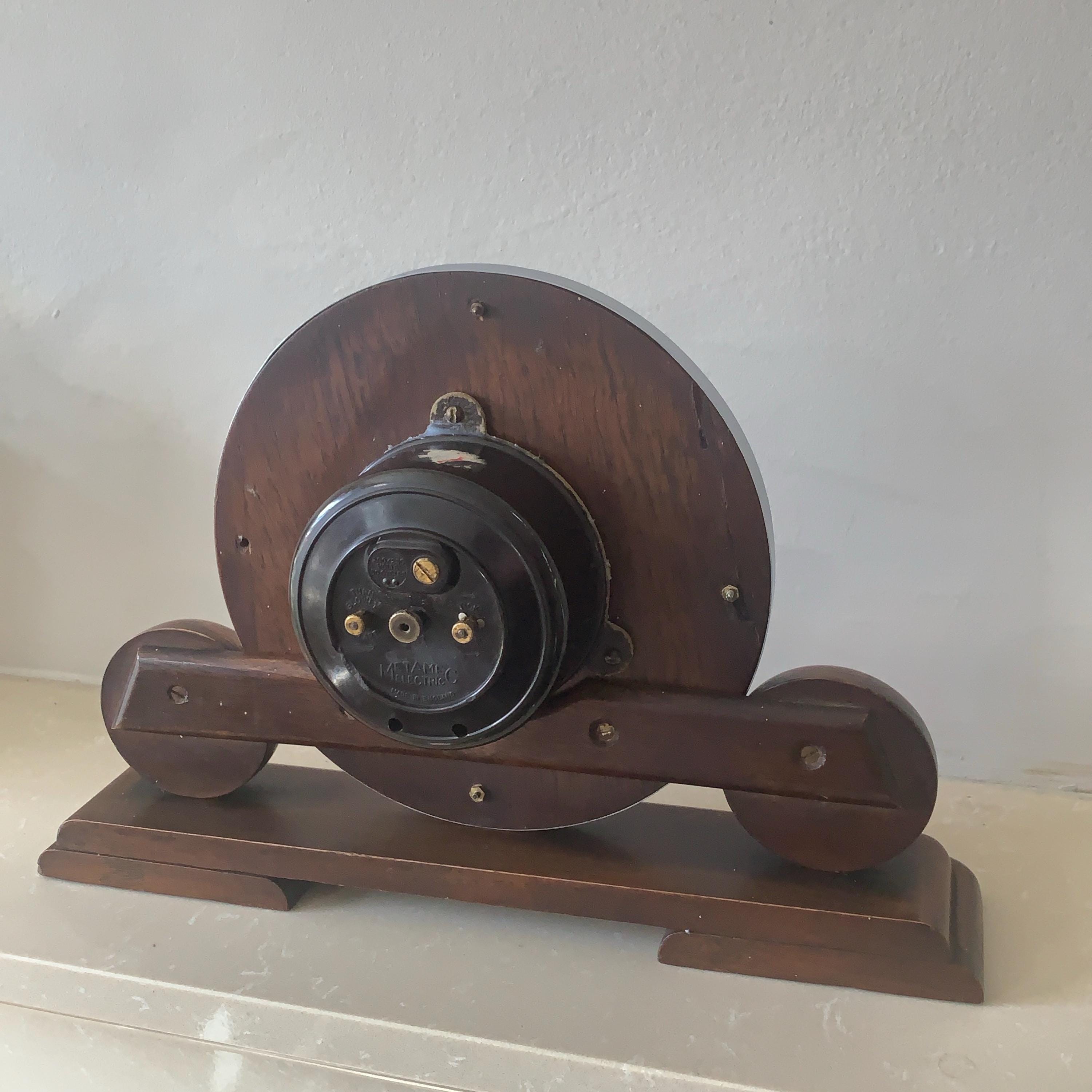 Metamec Model 701 Mantel Clock – Production No. 66, 1947 Founding Year, Art Deco, Quartz