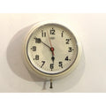 Metamec Model 747 Wall Clock Vintage 1950s Cream Bakelite Flat Glass