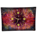 Psychedelic Abstract Glass Wall Clock, 1960s, Op Art, Believed French, Unique Vintage