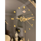 Rhythm Japan Black Lacquer Wall Clock – Mother of Pearl Mosque Scene 11¾ Inch New Quartz Perfect