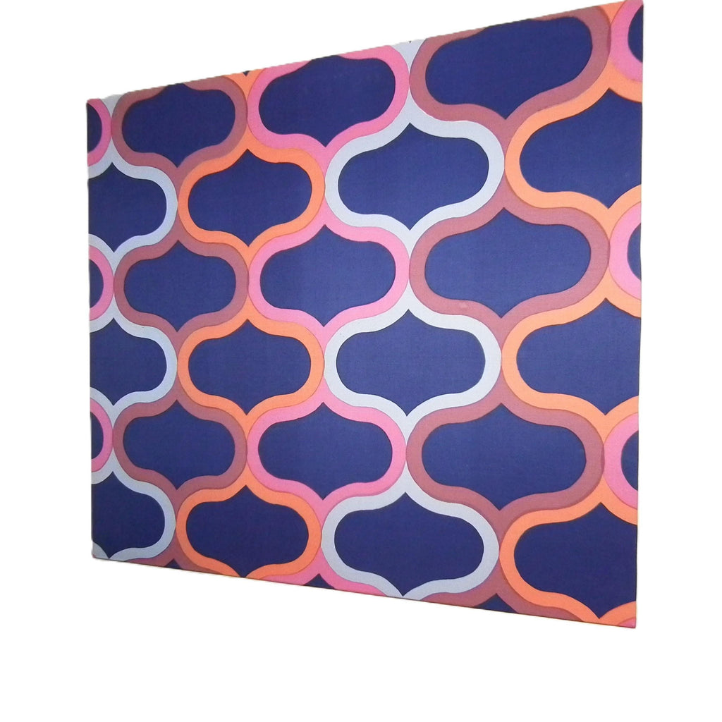 Roger Limbrick Palace Textile Wall Art – Op Art Mid Century Modern Hull Traders
