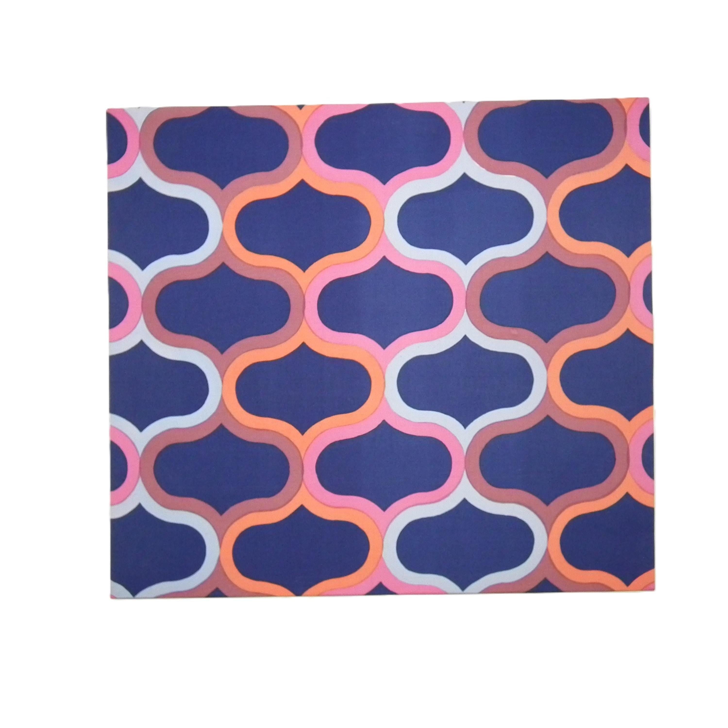 Roger Limbrick Palace Textile Wall Art – Op Art Mid Century Modern Hull Traders
