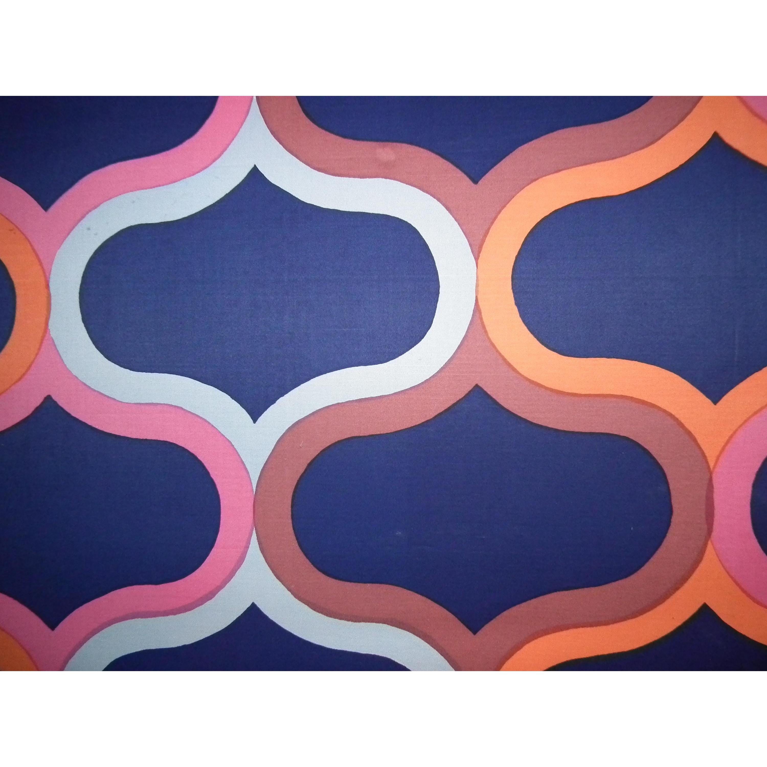 Roger Limbrick Palace Textile Wall Art – Op Art Mid Century Modern Hull Traders