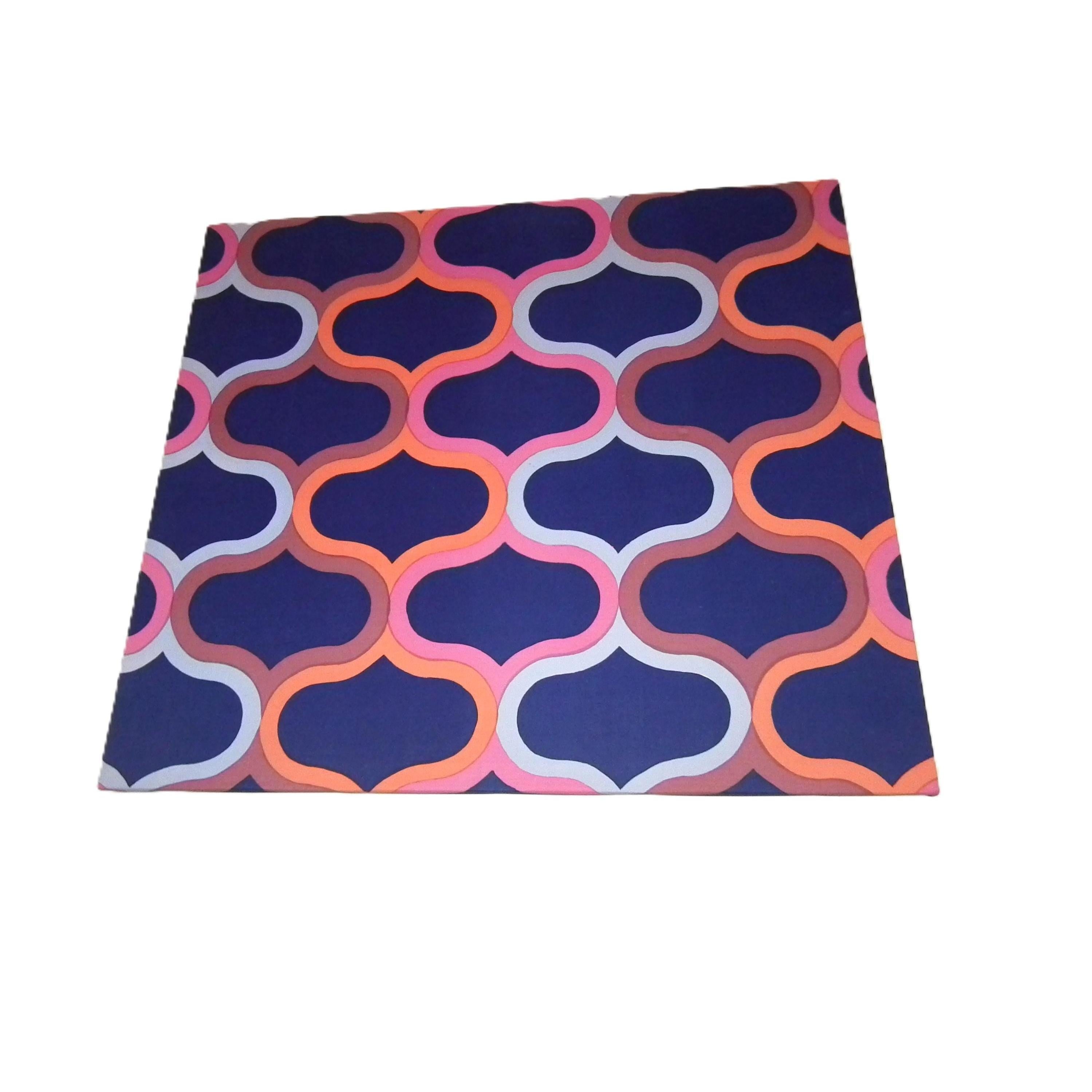 Roger Limbrick Palace Textile Wall Art – Op Art Mid Century Modern Hull Traders