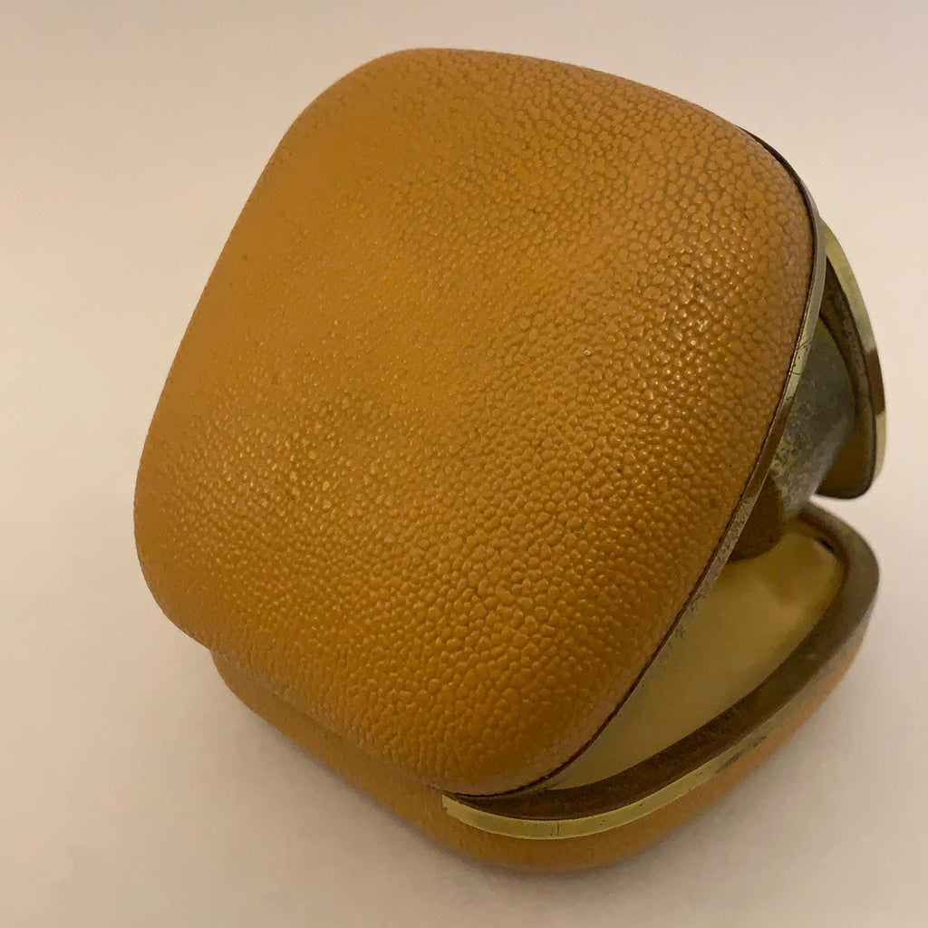 Services Luxalarm Travel Alarm Clock – Tan Case, Germany, 2 Jewels, 1960s