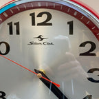 Silicon Clock Tokyo Tokei Wall Clock – Red, Japan, 10 Inch, New Quartz Movement