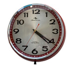 Silicon Clock Tokyo Tokei Wall Clock – Red, Japan, 10 Inch, New Quartz Movement