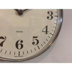 Staiger Wall Clock Vintage West Germany Quartz Brown Cream 70s 80s