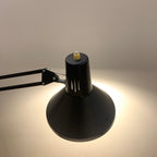 Twist T1 Architect Desk Lamp – 1970s Black Lacquered Steel Parallelogram Arm French 70cm
