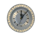 Wedgwood Metamec Collaboration Wall Clock – 1977 Blue Jasperware Vine Leaf Quartz 10 Inch Perfect