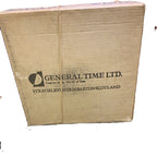 Westclox Scotland Wall Clock – Late 1960s Teal Green Gold Starburst 12 Inch NOS Original Box Mains